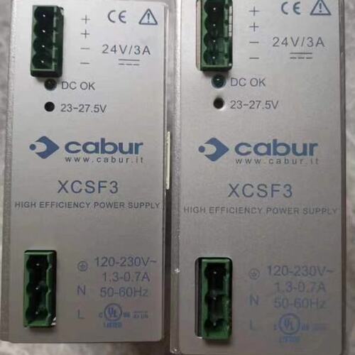 （议价）cabur意大利卡博开关电源XCSF3二手24V3A两个