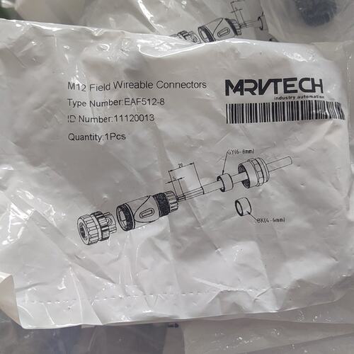 （议价）全新MARVTECH M12连接器EAF512-8，型号11