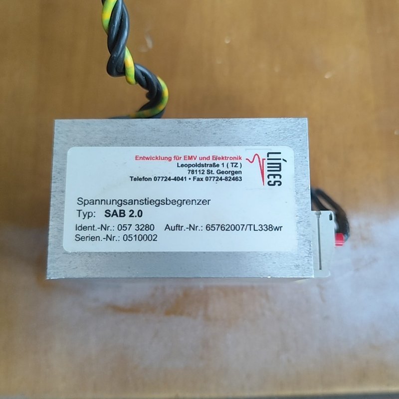 (议价)LIMES SAB 2.0电压限制器,输1.5KV/us,