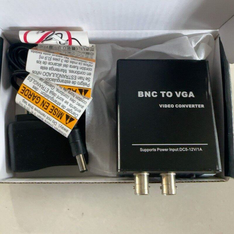 (议价)BNC转VGA视频转换器 带电源适配器