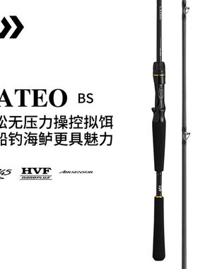 DAIWA达亿瓦25新款LATEO BS.W海鲈竿路亚竿远投钓鱼竿翘嘴鲈鱼杆