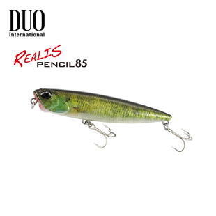 PENCIL浮水铅笔噪音路亚假饵翘嘴鳜硬饵 日本DUO水面之字狗REALIS