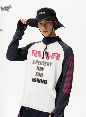 RVVR防晒服RS2354连帽冰丝防晒衣夏季透气速干户外长袖路亚钓鱼服
