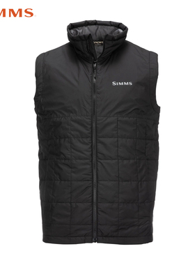 SIMMS钓鱼马甲夹棉FALL RUN钓鱼服秋冬户外保暖防风背心百搭男士