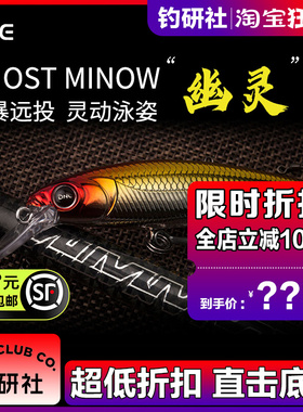 DNE去路亚幽灵浅水悬停米诺路亚假饵翘嘴鲈鱼鳜鱼远投仿生饵硬饵