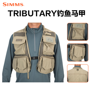 Simms马甲路亚钓鱼服飞钓溪流钓鱼背心海钓矶钓服专用马夹多口袋