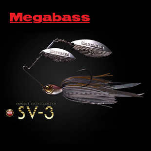 日本MEGABASS复合亮片SV-3水滴柳叶硬饵鲈鱼翘嘴路亚鱼饵