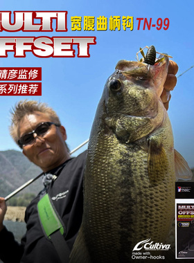ISSEI常吉TN-99宽腹曲柄钩路亚防挂鱼钩德州钓组高碳钢软饵虫钩