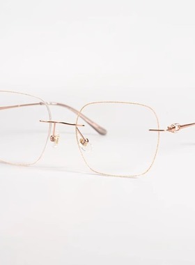无框眼镜近视眼镜架男女同款时尚无框百搭镜架配近视眼镜架V501