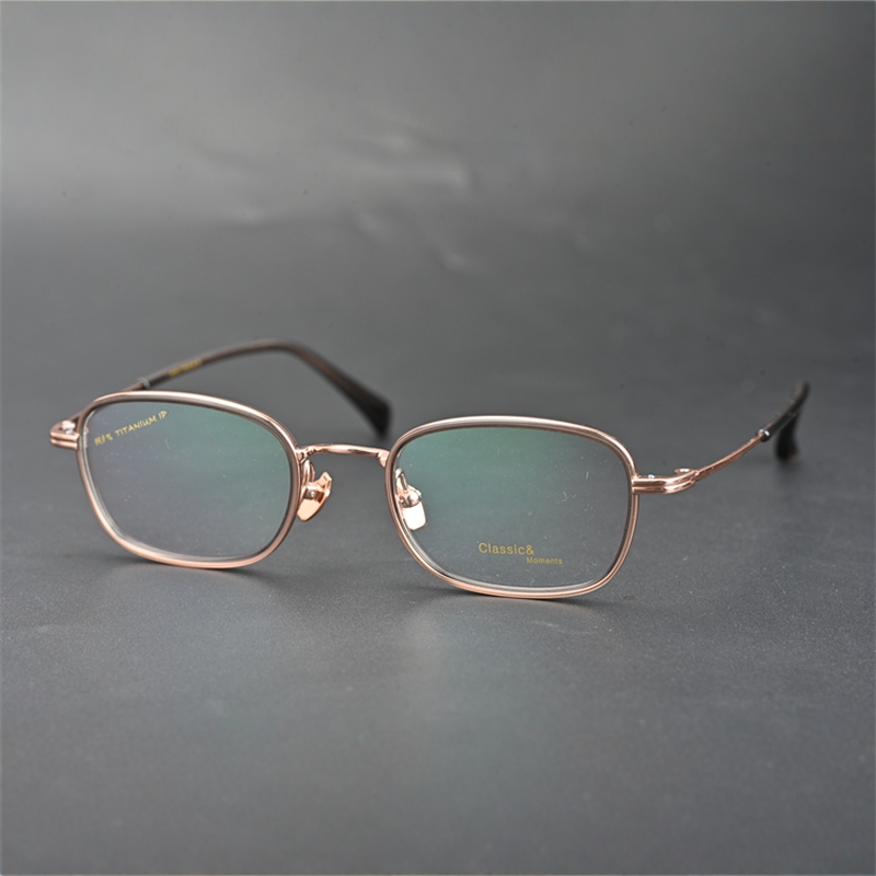 超轻复古眼镜框方框钛框配防蓝光近视眼镜框眼镜男女眼镜架AT255A