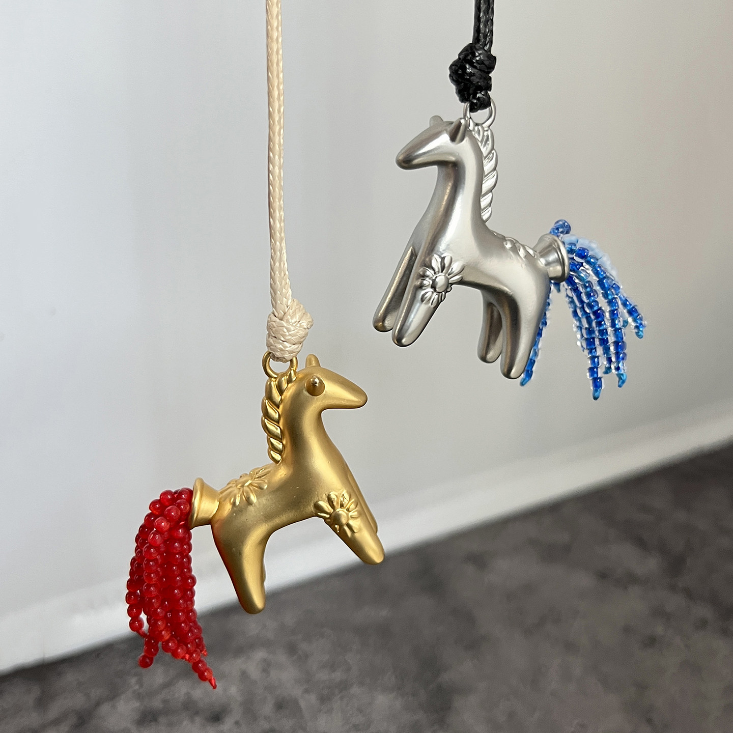 长款小马流苏吊坠项链女款