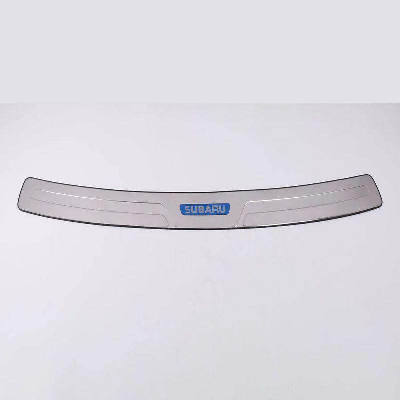 适用于老款斯巴鲁森林人 09-12款后护板后备箱迎宾踏板不锈钢装饰