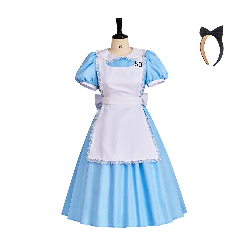 成人爱丽丝梦游仙境cos服 日本动漫女佣服装 万圣节角色扮演服装