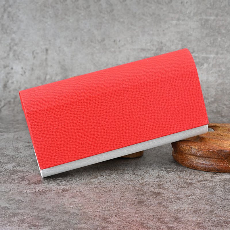 便携两格眼镜盒pu皮复古手工眼睛盒近视眼镜收纳盒多格太阳墨镜盒