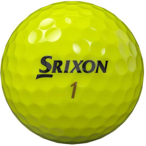 海外代购Srixon高尔夫球远距离优化旋停黄色定制款球场竞技