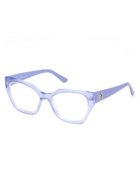 代购GUESS女士眼镜架方形紫色塑料材质透明渐变日常佩戴通勤