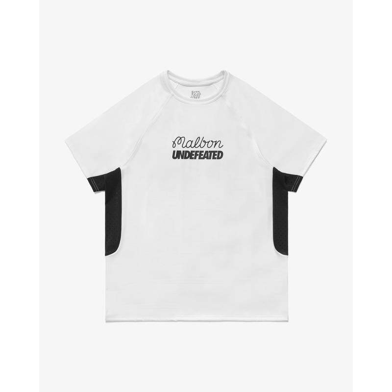 代购MALBON GOLF男士运动T恤透气速干舒适贴身吸湿排汗白色短袖