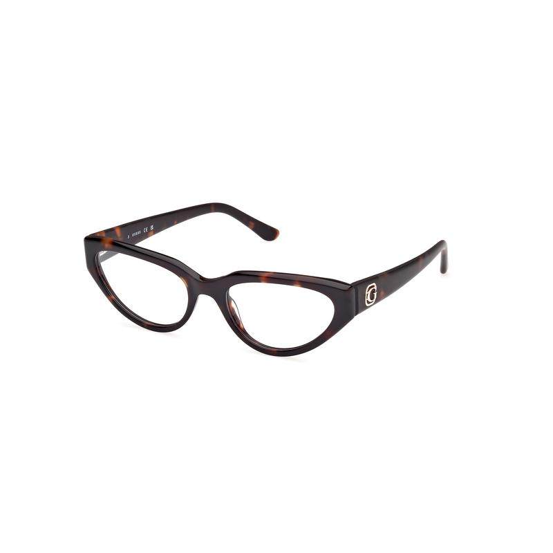 代购GUESS女士眼镜框猫眼塑料深色全框日常佩戴通勤眼镜架