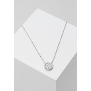 代购代购Fossil化石女士项链简约优雅精致百搭银色圆形吊坠装饰