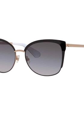 代购kate spade女士太阳镜遮光防紫外线可配近视轻盈佩戴猫眼型