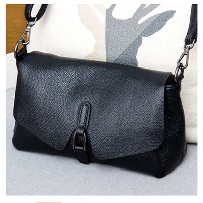 香港2023新款纯皮女包单肩斜挎包女时尚百搭头层牛皮手提小包