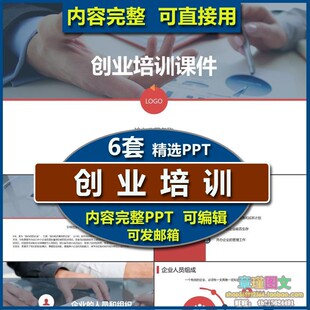 创业培训PPT课件 创业者构思评估市场自我评价启动资金人员判断