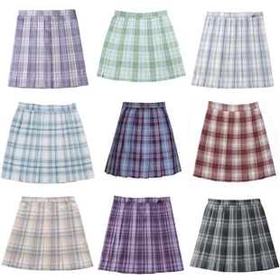 jk制服裙正版 套装 百褶裙基础款 短裙可爱水手服格裙夏季