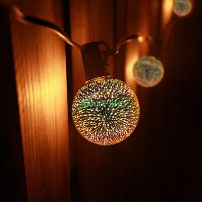 3d led fireworks bulb retro glass party festival christmas