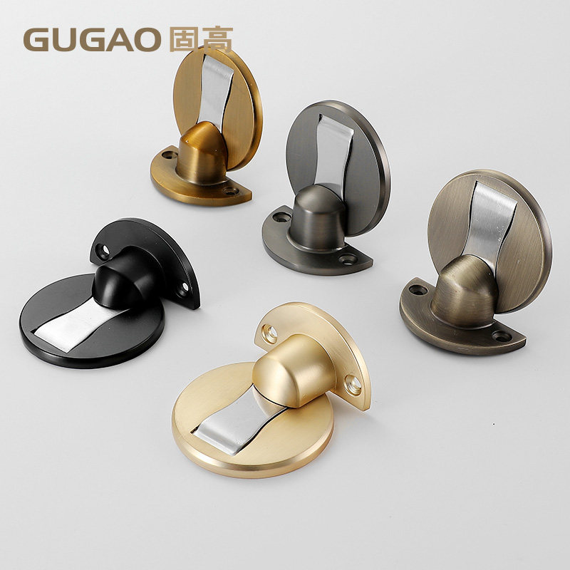 固高免打孔卫生间防撞门吸地吸