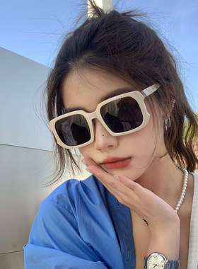 墨镜女夏防紫外线方框ins风大框
