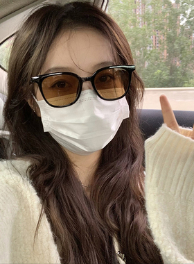 太阳镜椭圆街头男女通用墨镜