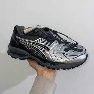 Gel 现货秒发 Unaffected Kayano14联名低帮跑步鞋 24SS新款 黑银