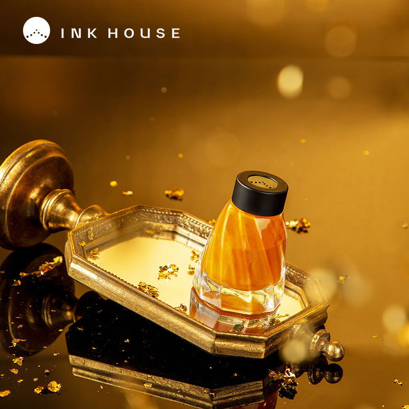 墨水屋洛可可金粉蘸水笔防水墨水