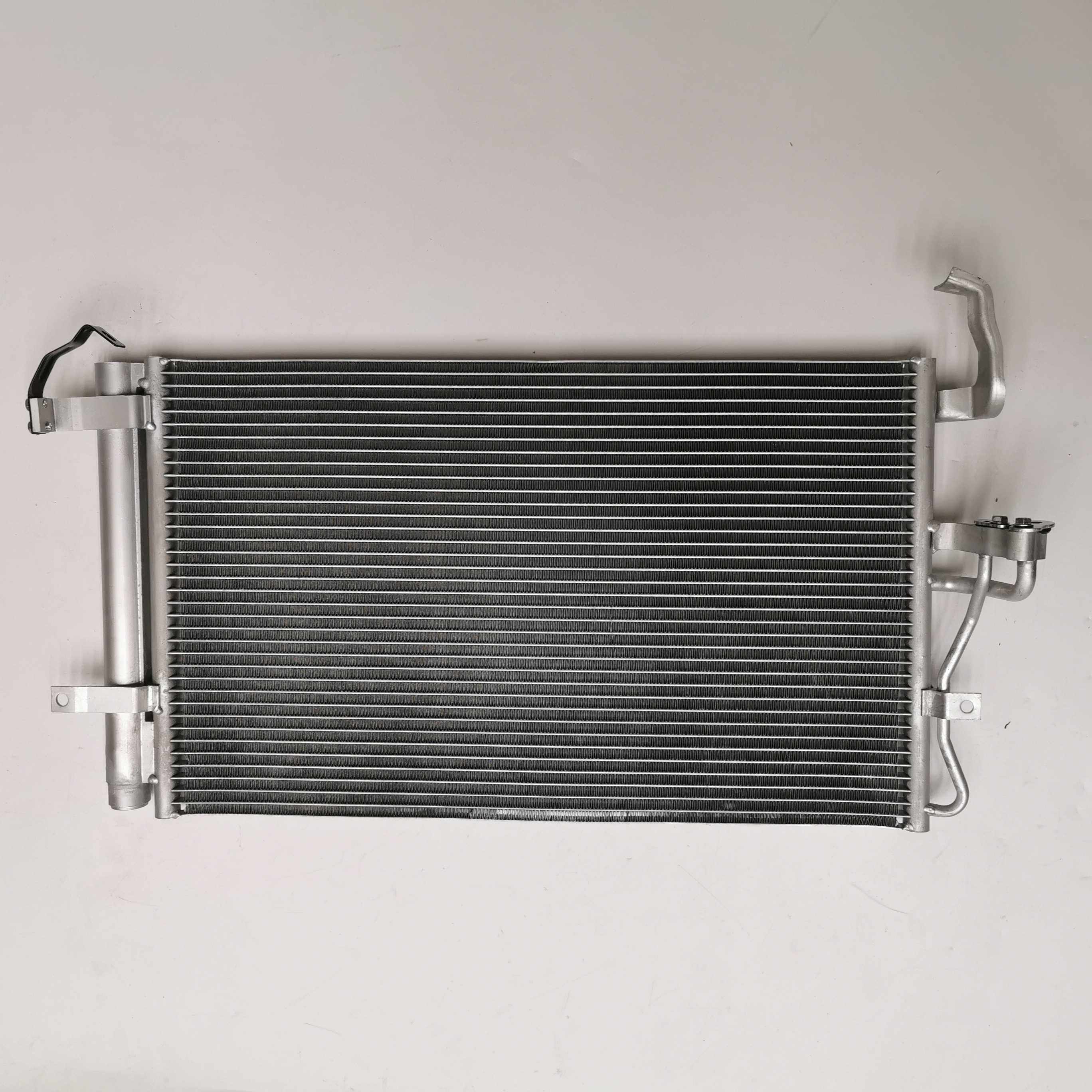 现代伊兰特悦动散热网冷凝器朗动赛拉图汽车空调散热网总成散热片