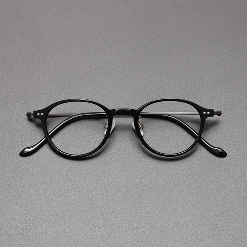 清新文艺日本复古手工眼镜框