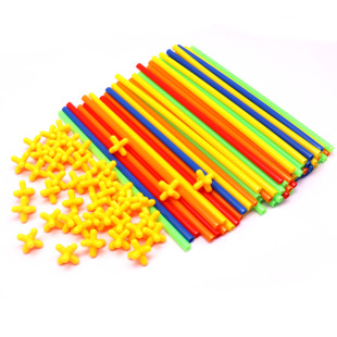 六年级下册塔台模型搭建0.6*20cm科学实验手工吸管小学制作材料