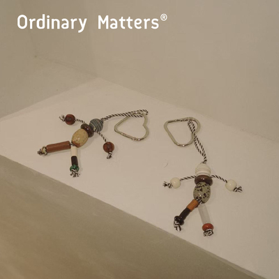ummroom·OrdinaryMatters 新年礼物松弛灵感小人天然石串珠挂件