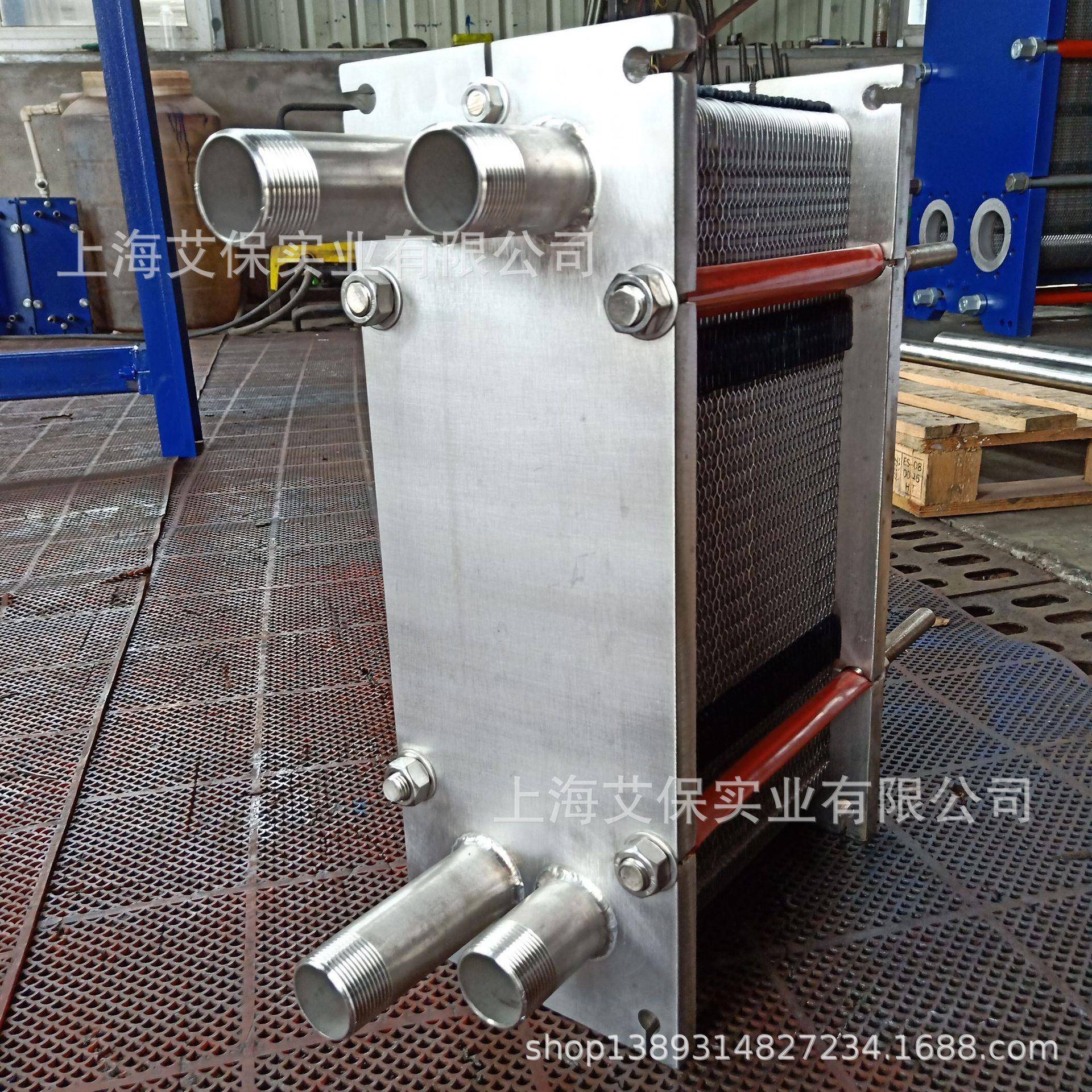 山东菏泽牡丹食品不锈钢板式换热器 果汁/动植物油冷却配套换热器