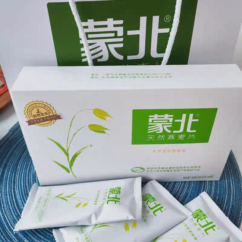 蒙北天然有机无蔗糖添加燕麦片图片