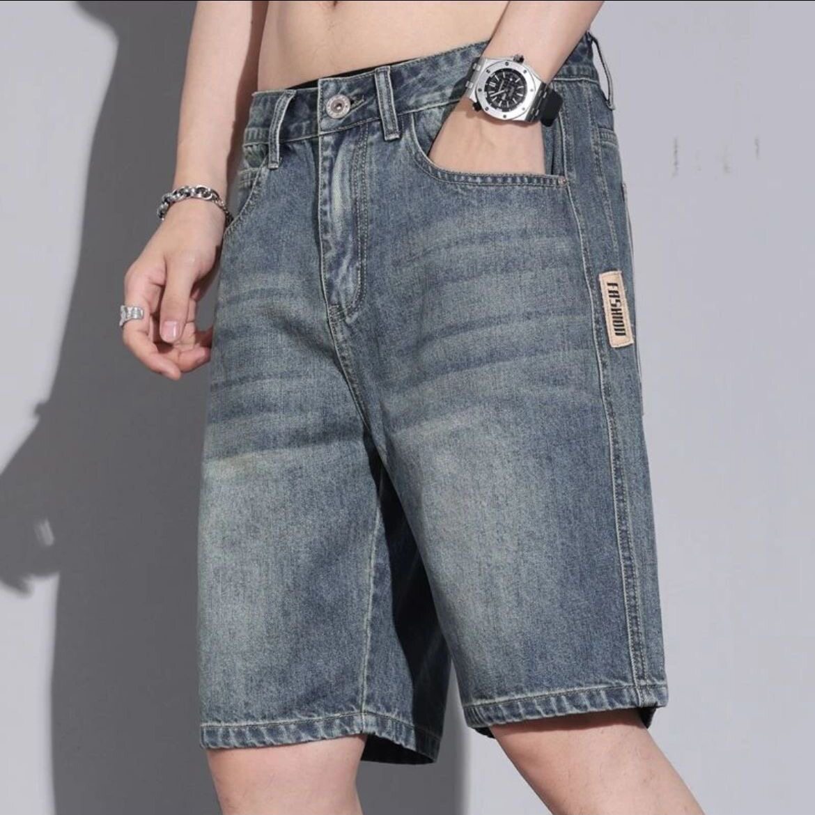 夏季新款5分男短裤潮牌宽松大码图片