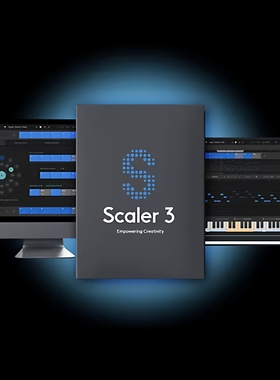 智能和弦插件 Scaler Music Scaler 3 v3.1.3 [WiN MacOSX]