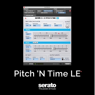 Serato Pitch 'n Time Pro高级音频变调变速插件 Win