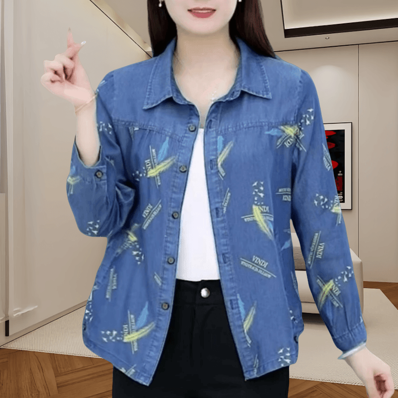 长袖衬衫2025新款开衫上衣
