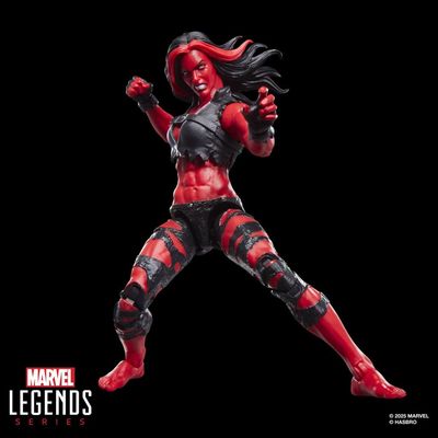 （现货）漫威MarvelLegends 神奇四侠女红浩克 孩之宝可动手办