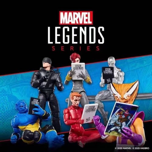 （现货）MarvelLegends 野兽夜魔侠黑寡妇银影侠挂卡 孩之宝手办