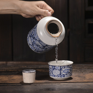 保温小暖壶家用带盖马克杯闷茶壶陶瓷暖手瓶冰茶凉水壶泡茶壶茶杯