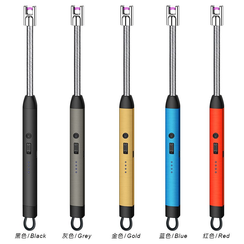 加长点火器厨用煤气灶天然气家用点火枪电子充电点火打火机