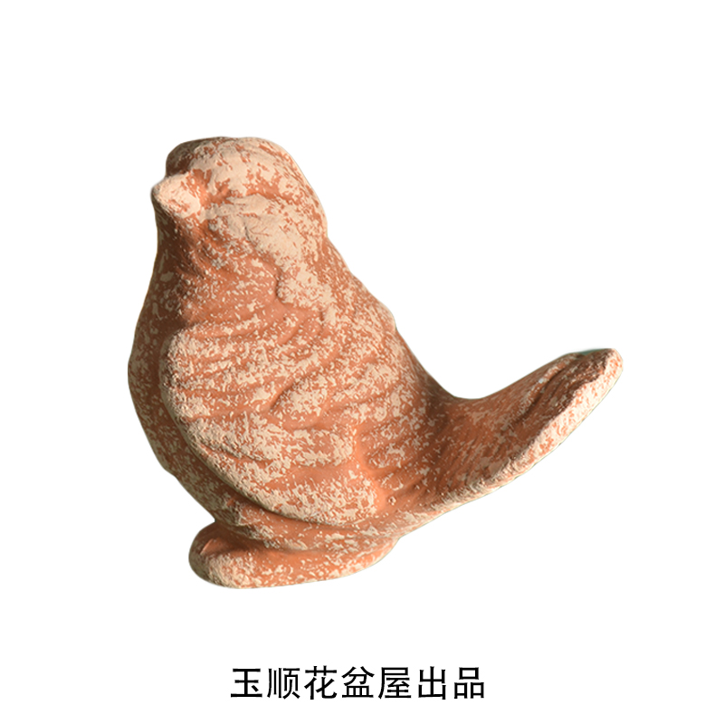 红陶装饰品美式绿植园艺造景摆件