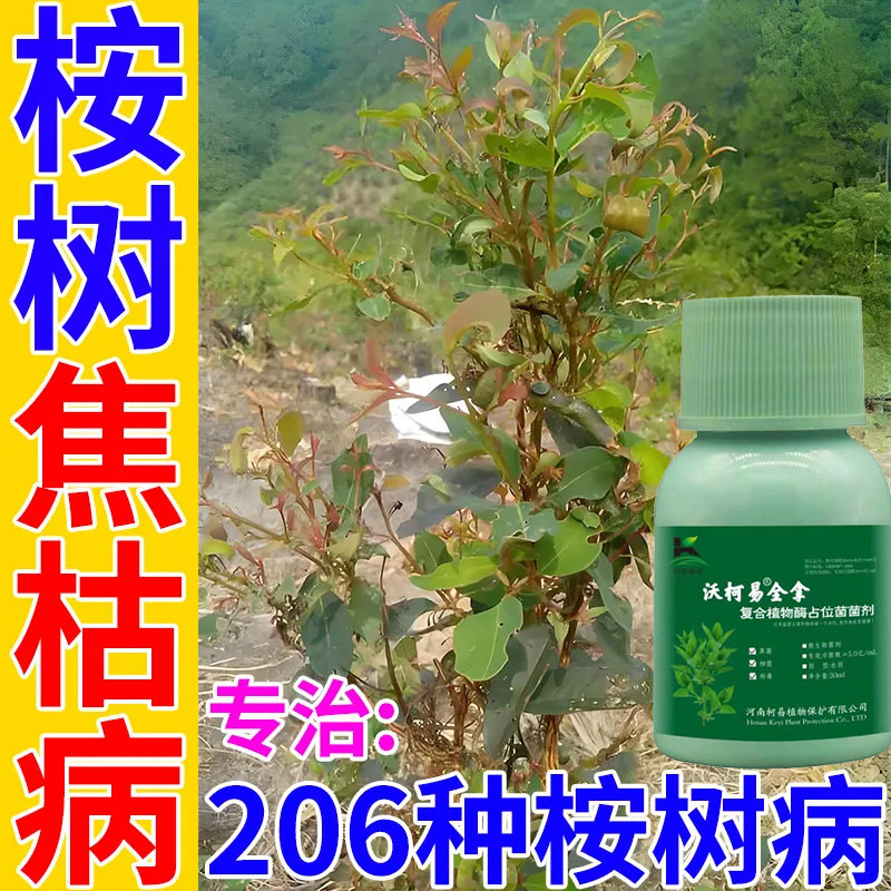 桉树枯萎病特效药桉树病专用杀菌剂防治红叶病青枯病黄叶根腐紫斑