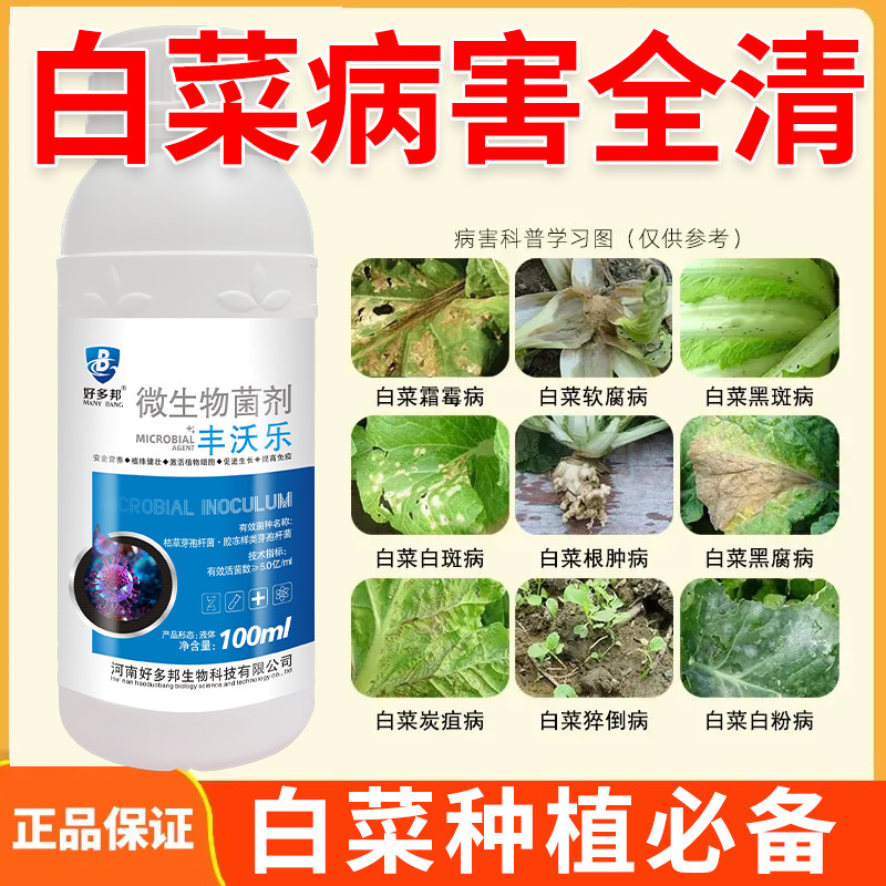 白菜甘蓝专用防腐包心剂包菜西兰花快速猛长快速防治烂根黄叶腐烂